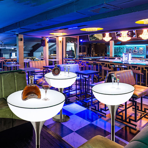 Современная Роскошная курительная Клубная барная светодиодная RGB-стулья с солнечным дизайном, мебель для гостиной, барный стол и барный стул для продажи - Product Image 6