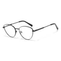 G7-18797 nouveau 2025 lunettes mode femmes Meta oeil de chat lunettes plates pour hommes femmes