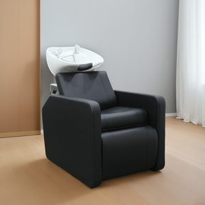 Điện chân phần còn lại và trở lại phần còn lại dầu gội ghế sang trọng điện chiều cao có thể điều chỉnh tựa lưng và Bát bền lựa chọn hàng đầu cho tiệm - Product Image 1