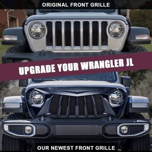 Gobison 2018 2019 2020 2021 4x4 Accessoires tout-terrain Pare-chocs avant Grille pour <span class=keywords><strong>JEEP</strong></span> WRANGLER JL JT - Product Image 4
