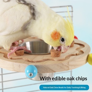 Yaşlı Adam Du Yeni Stil Çok Fonksiyonlu Yuvarlak Papağan Şişe Açacağı Standlı Oyuncak Eğlence ve Keyif İçin - Product Image 2