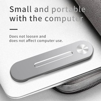 Support d'ordinateur portable portable pliable en alliage d'aluminium avec support magnétique pour Macbook Matebook iPhone Samsung téléphones portables utilisés sur le bureau