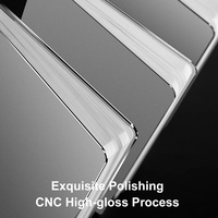 Petit carnet de notes exécutif A4 A5 A6 personnalisé gaufré ou logo laser UV couverture rigide aluminium métal