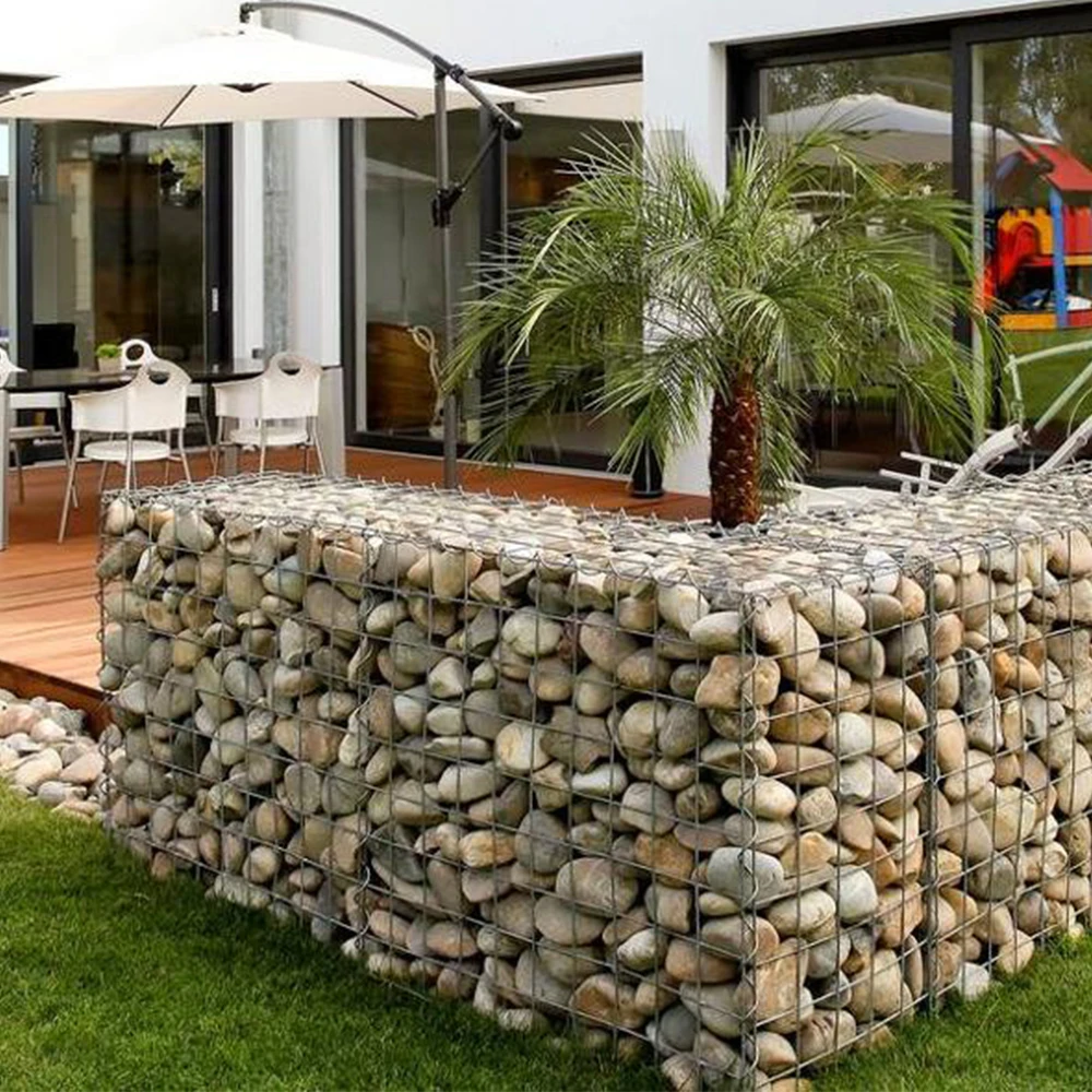 4.0 / 5.0 Mm Welded Gabion Box Basket For Stone Cage