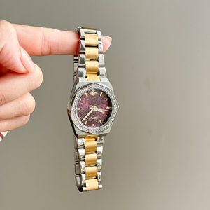 <span class=keywords><strong>Orologio</strong></span> da <span class=keywords><strong>Donna</strong></span> Scottie 9738B di Lusso con Quadrante <span class=keywords><strong>Nero</strong></span> Diamantato, Movimento al Quarzo Importato, Cinturino in Acciaio Inossidabile, Design Luminoso alla Moda, Vetro - Product Image 3