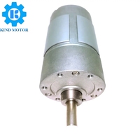 ارتفاع عزم دوران 37 Dia Reductor 12V 24v 6v علبة التروس ، فرشاة كهربائية عالية دورة في الدقيقة محرك بدون فرش للروبوت