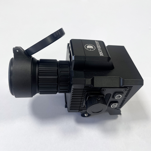DISCOVERYOPT DTD335BC Thermal Imaging Monocular: 35mm Focal Length + 1-4X Zoom, Infrared Scope Sight with Rangefinder
