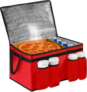 Bolsas de Diseño, Bolsa Térmica Aislada, Bolsas para Entrega de Pizza, Bolsa Térmica Reutilizable con Cierre Superior, Bolsa Térmica con Cierre Superior - Product Image 1