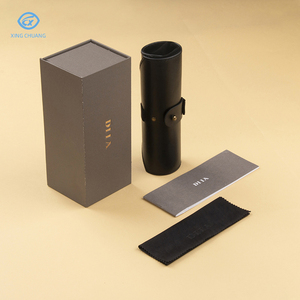 Bán buôn <span class=keywords><strong>2025</strong></span> Giao hàng nhanh cá nhân PU Da kính trường hợp cho kính mát và kính mắt tùy chỉnh bao bì giấy - Product Image 6