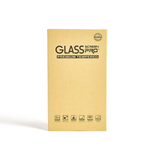 Factory Price Custom Packaging Tempered Glass Screen Protector 9H Hardness Anti-Fingerprint Full Coverage 2.5D Radian for