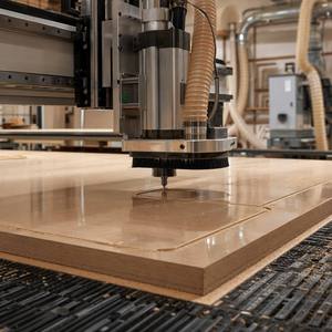 Pannello <span class=keywords><strong>MDF</strong></span> Lucido Levigato Grado E1 1220*2440mm 3mm 4x8 Pannello ad Alta Densità per Mobili e Decorazione Pareti Interne - Product Image 2