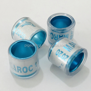 Anneau de <span class=keywords><strong>pigeon</strong></span> oiseau, 15mm de haute qualité, nouveau Style, toutes couleurs, bracelets d'oiseaux - Product Image 6