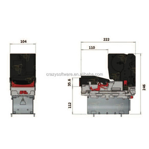 Vente en gros de haute qualité <span class=keywords><strong>ITL</strong></span> NV11 Bill Acceptor SSP CcTalk Interface avec capacité de 300 billets Cashbox pour distributeur automatique - Product Image 6