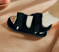 HKJD Chaussures de plâtre médical à bout ouvert Chaussures de gypse Fracture du pied Chaussures orthopédiques de rééducation chirurgicale