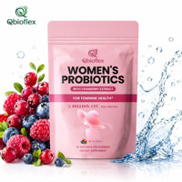 Complément alimentaire en gommes probiotiques Qbioflex OEM/ODM pour favoriser l'équilibre digestif, probiotiques féminins, compléments alimentaires pour la santé vaginale