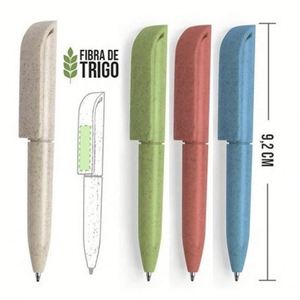 Bolígrafo Ecológico y Duradero de Paja de Trigo con Logotipo Personalizado para Regalos Promocionales, Uso Escolar y Papelería - Product Image 1
