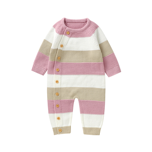 Combinaisons pour bébés Mimixiong en vente flash, tricotées, 100% acrylique, hiver, nouveau-né, motifs colorés, unisexe - Product Image 1