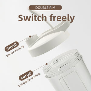 شاكر للياقة البدنية الرياضي اليدوي الأوتوماتيكي بمنفذ USB مصدر طاقة صانعة البروتين ومسحوق الحليب والقهوة والعصائر - Product Image 3