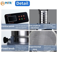 Machine de tamisage vibratoire en acier inoxydable MITR Industry pour l'analyse des poudres en laboratoire