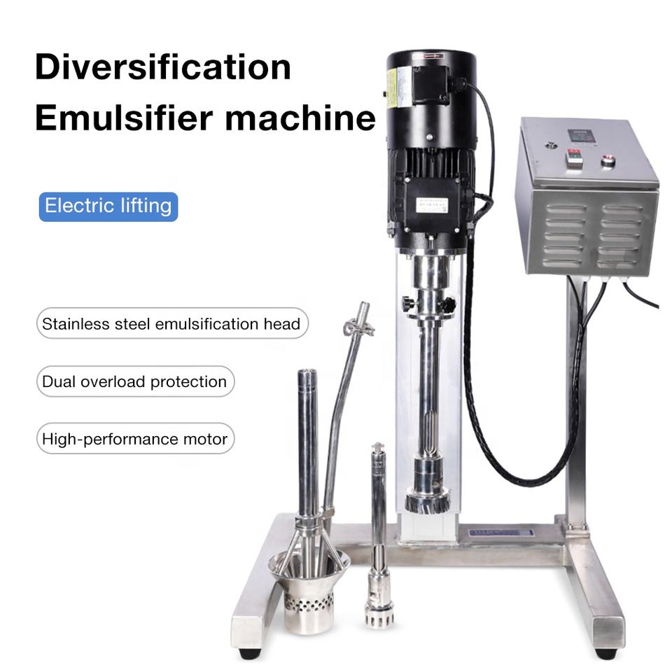 Lab Emulsifier Lab 30L/50L Pilot Scale Emulsifier with Automatic Lift High Shear ...