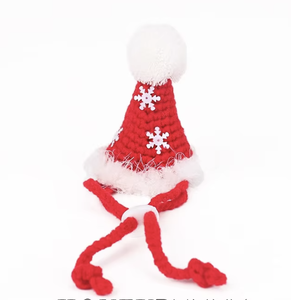 Accesorios de Ropa para Mascotas de Navidad, Hechos a Mano, Ecológicos, de Fibra Acrílica Tejida, con Diseño de Papá Noel y Reno, Patrón Sólido para Perros - Product Image 6