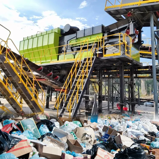 Solid Waste Recycling Plant Waste Recycling Equipment Ai Optical Sorting Machine High-tech Garbage Sorting Robot
