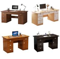 Bureau à domicile ordinateur bureau bureau bureau et chaise ensemble de personnel moderne simple table de bureau unique avec tiroirs