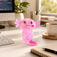 Mainan Mini Penghilang Stres Squishy Maltose Salamander Berkilau Berpayet, Bestseller Lintas Negara, Slow-rebound, untuk Siswa Usia 2-4 Tahun