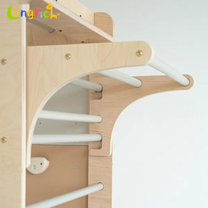 Montessori Indoor Abenteuerpark Kletterset Wandklettern & Dschungel-Fitnessstudio für Aktive Schwedische Sprossenwand Kinder Klettergerüst - Product Image 4