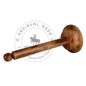 Support de Rouleau de Papier de Cuisine en Bois de Mangue Décoratif Écologique Moderne, Présentoir en Bois Marron, Meilleure Vente pour la Maison - Product Image 1
