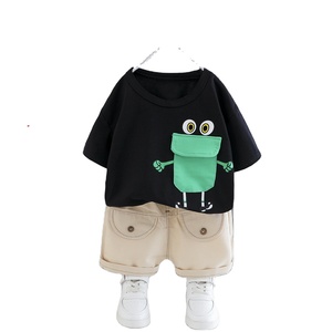 Ensemble de vêtements d'été pour enfants, ensemble de sport Sando, tenue décontractée, shorts pour garçons, ensembles de la boutique de sport privée - Product Image 1