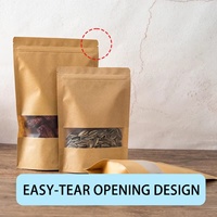 Sacs à café réutilisables colorés, impression de logo personnalisé, taille personnalisée, pochette de luxe, écologique, papier kraft refermable, sérigraphie