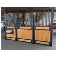 Vorgefertigte luxuriöse Pferdes tall Stall Front Horse Stall Gate Hot Selling Scheune Tragbare Shelter Shed Horse Stable mit Dach