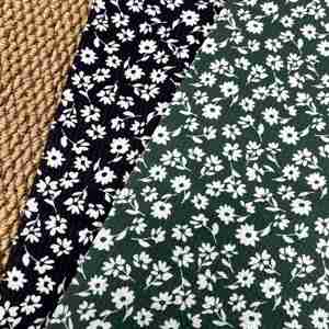 Bán Buôn Chất Lượng Cao 100% Bông 80gsm Trọng Lượng Nhẹ Dệt Dot In Muối Shrank Nhăn In Vải Cho Túi Xách Cô Gái Và Chàng Trai - Product Image 1