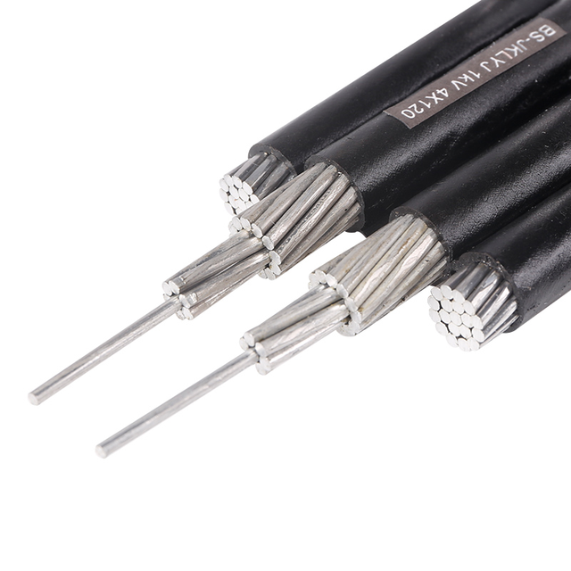 Overhead 150mm 1kV Aerial Service Drop Wire Aluminum AAC/all Aluminium Alloy Conductor ABC Cable