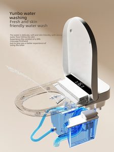 Inodoro Inteligente de Cerámica ABS IPX4, Kit de Inodoro de Una Pieza, Asiento con Calefacción Automática, Inodoros Inteligentes <span class=keywords><strong>para</strong></span> Sala de Estar - Product Image 5