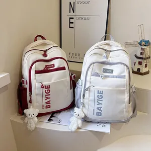 School Bags Large Capacity Student Backpack Leisure Junior Backpack Light Travel Bags Unisex Backpack Multifunctional