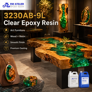 Résine Époxy Transparente <span class=keywords><strong>AB</strong></span> pour Tables en Bois, Artisanat, Bijoux, Potager, Rapport 3:1 Anti-Jaunissement - Product Image 3
