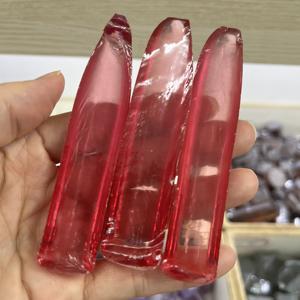 DS 보석 0.2 kg/Lot #19 핑크 Padparadscha DIY 보석에 대 한 절단되지 않은 합성 커런덤 거친 돌 - Product Image 2