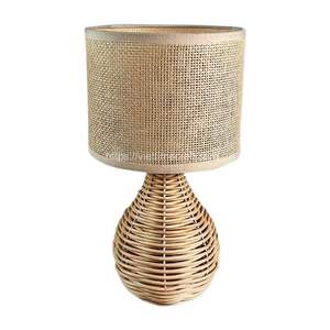 Wholesale in Bulk <b>Rattan</b> <b>Table</b> <b>Lamp</b> Luxury <b>Lamp</b> Hme Decoration Handicraft Vietnam - Product Image 4