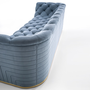 Modern Flanel Modüler Minimalist Bölmeli <span class=keywords><strong>Set</strong></span> Sünger Dolgulu Döşemeli Şık Üç Kişilik Kanepe (Apartmanlar ve Oteller İçin) - Product Image 6