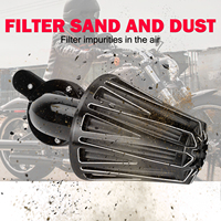 Filtre à air noir pour moto Harley Touring Softail Sportster Dyna XL Breakout Road King Street Glide Fat Boy
