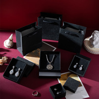 Vente en gros de boîte à bijoux carton or bague boucles d'oreilles collier bracelet boîte d'emballage de bijoux avec couvercle