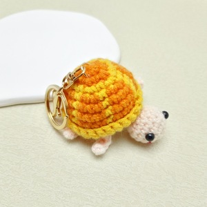 Crochet Tortue Charme En Peluche Porte-clés À La Main Mini Mignon Tortue <span class=keywords><strong>Laine</strong></span> Tricoté Tissé Océan Animal Sac Pendentif Accessoires Cadeau - Product Image 4