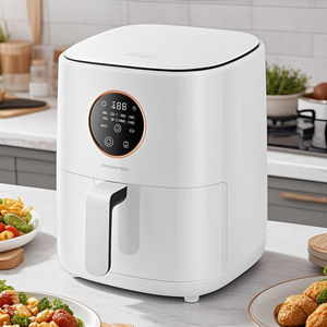 Freidora de aire con pantalla táctil digital completamente automática, tostado de metal saludable para hoteles - Product Image 6