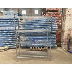 Scaffale in <span class=keywords><strong>acciaio</strong></span> a 6 livelli scaffale per Garage in metallo <span class=keywords><strong>cromato</strong></span> scaffale <span class=keywords><strong>cromato</strong></span> con ruote - Product Image 3