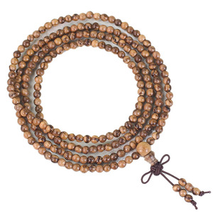 Vietnamese Agarwood <b>Bracelet</b> 216 Beads 4mm White Sand Unisex Traditional Chinese Style Jewelry - Product Image 4