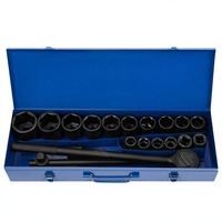 Jeu de clés à douilles GUANJIANG GJ-0026 Impact 3/4 profondes, robustes, en matériau CRV, 20 pièces, garantie 10 ans, coffret rigide, outils à main, auto