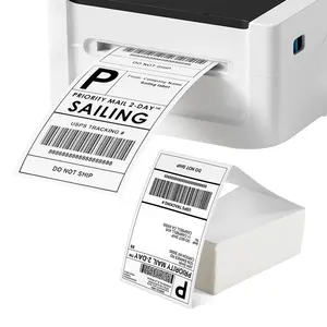 Yüksek kaliteli siyah mürekkep süpermarket elektronik tartı 4x6 nakliye etiketleri termal etiket baskısı
