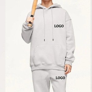 Chándal de algodón 100% de alta calidad para hombre, conjuntos estampados transpirables para gimnasio, temporada de otoño, varios colores disponibles a bajo costo - Product Image 2